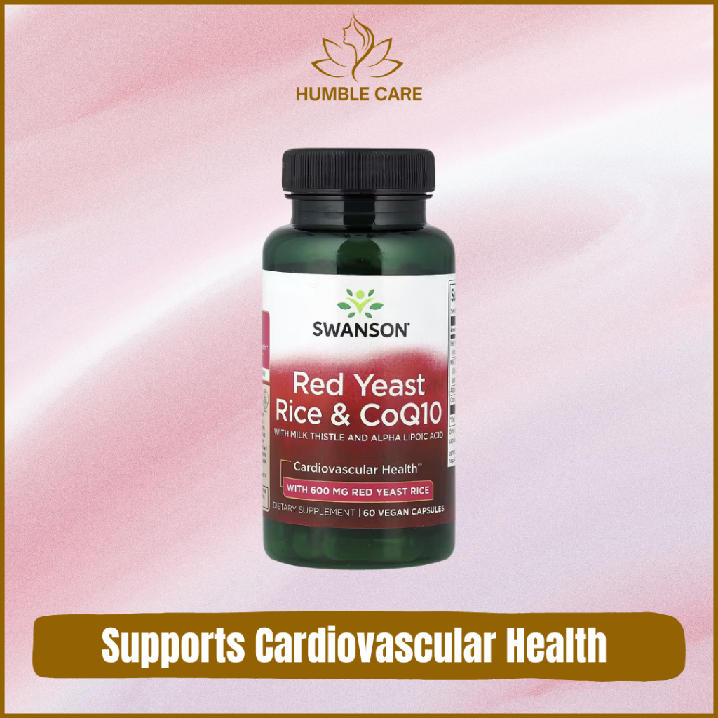 Humble Care | Swanson, Red Yeast Rice & CoQ10 ( Supports Cardiovascular ...