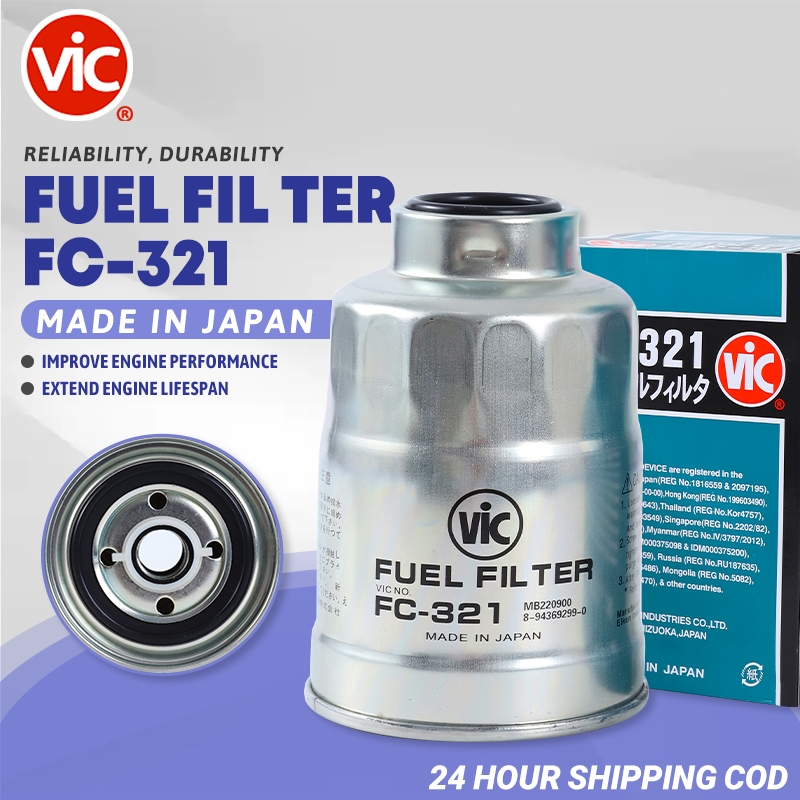 Vic Fuel Filter FC-321 For MITSUBISHI L300/Adventure/Pajero/Galant ...