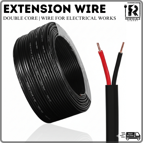1METER EXTENSION WIRE - Royal Cord Double Core Wire Cable multicore 1 ...