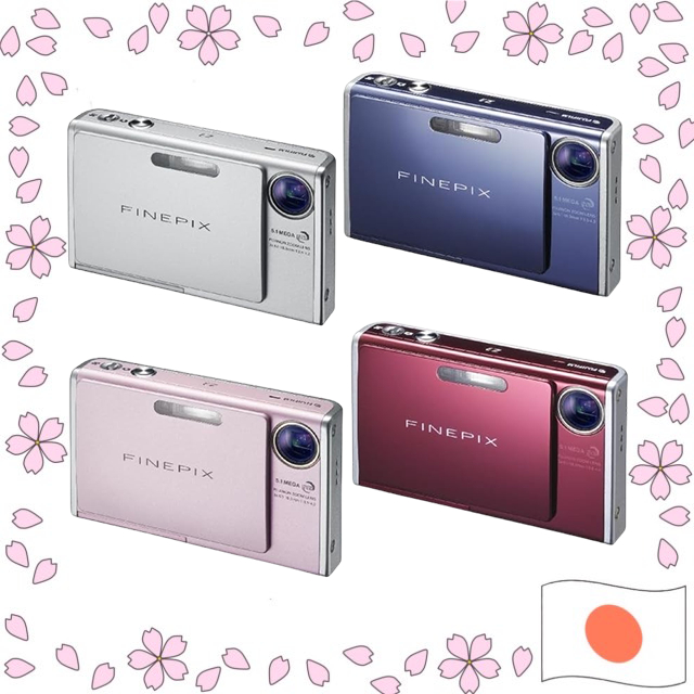 FUJIFILM FinePix Z3 Digital Camera Silver/Blue/Red/Pink - USED