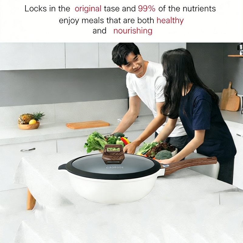 Gaoboos Cookware Set Non-Stick Frying Pan/Wok/Soup pan Induction Cooker ...