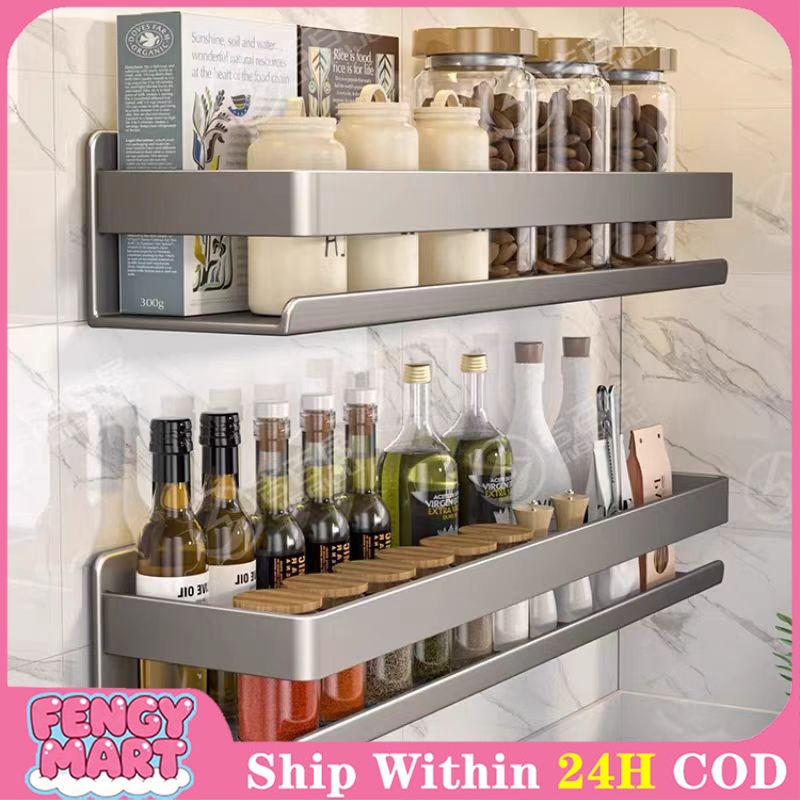 Condiments Organizer Utensils Spice Rack Knife Holder Wall Mounted ...