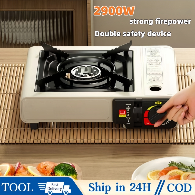2 in 1 Portable Gas Butane Stove Electric Single Butaine Stove Outdoor ...