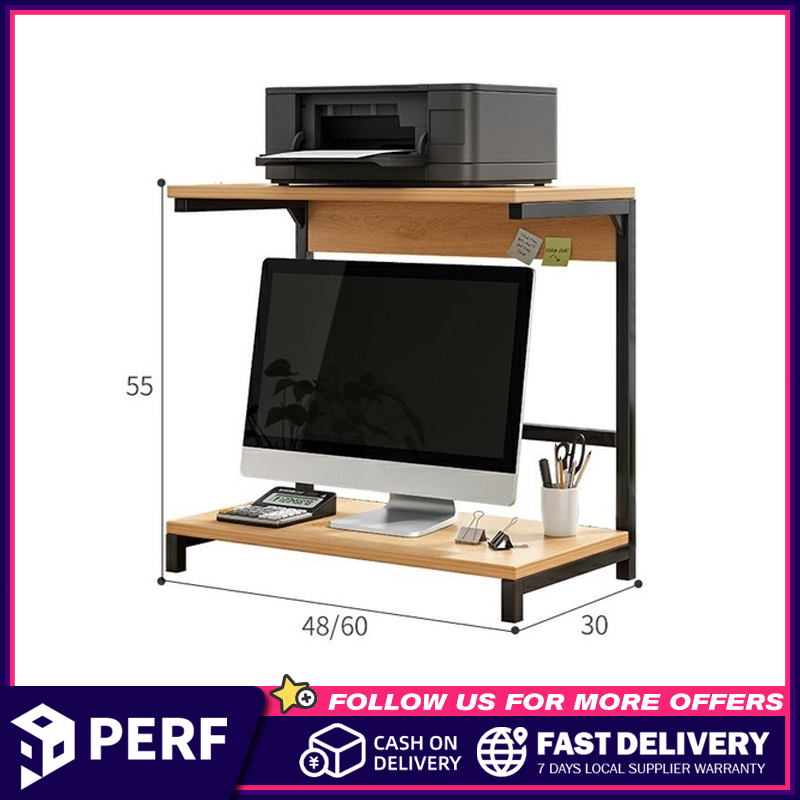 Computer Desk Stand Printer Stand Printer table rack Double Layers ...
