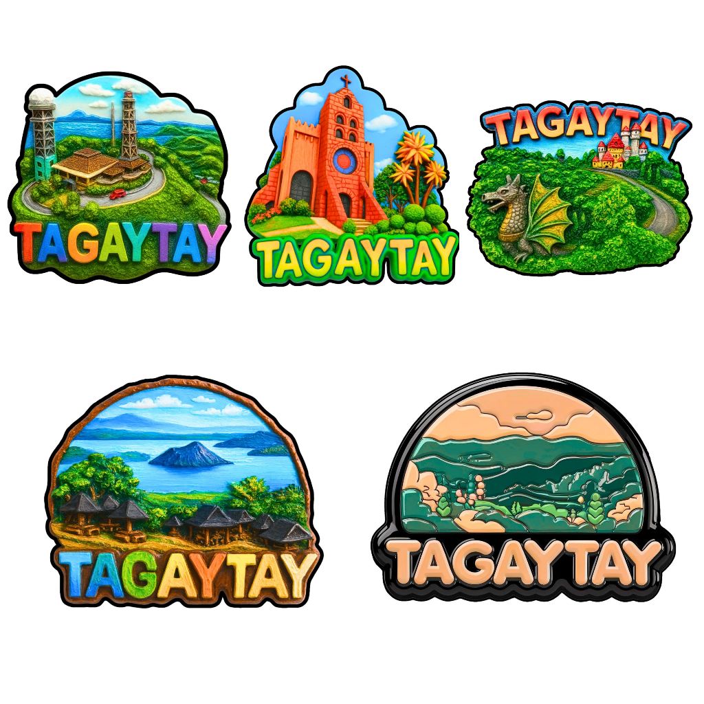 ohana TAGAYTAY HIGH.QUALITY / STUNNING RUBBER REF MAGNET SOUVENIR ...