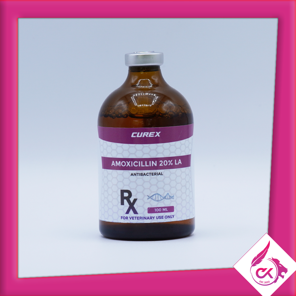 Curex Amoxicillin20%LA for Animal Use Only (Injectable) | Shopee ...
