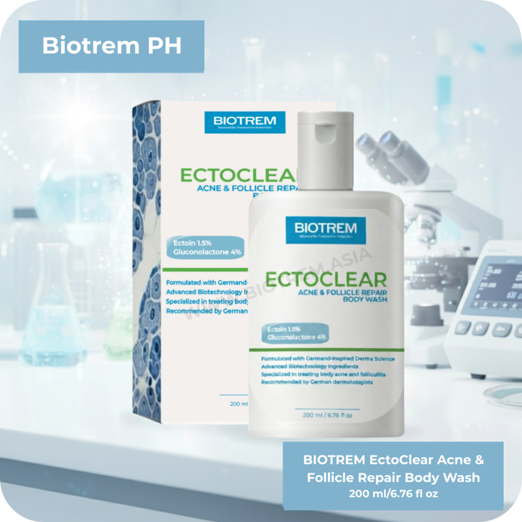 BIOTREM EctoClear Acne Body Wash 200ml | For Back Acne, Folliculitis ...