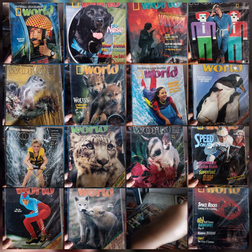 Vintage Preloved Informative Magazines (NAT GEO WORLlD) P56 | Shopee ...