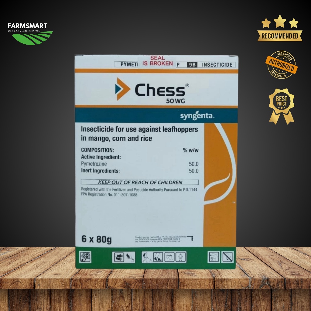 Chess Insecticide BOX(6x80g) - Pymetrozine for Mango, Corn, and Rice ...