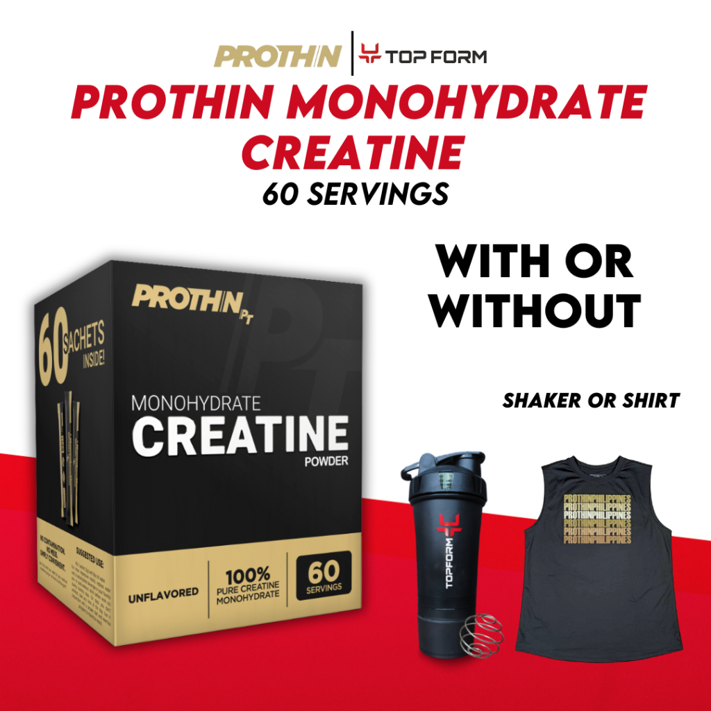 Prothin Monohydrate Creatine Powder 60 Servings | Shopee Philippines