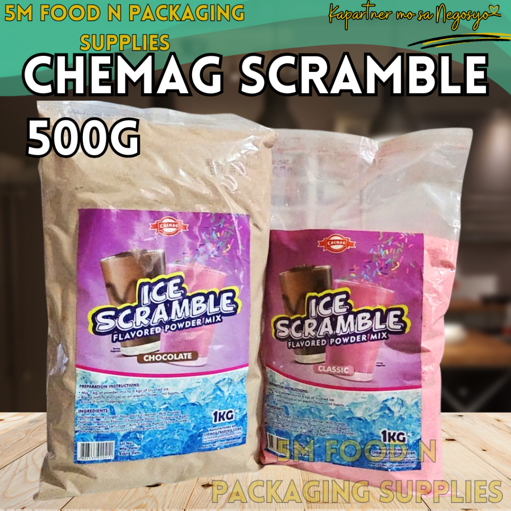 Chemag Scramble Powder 500g Perfect for Ice Scramble & Negosyo shp3 ...