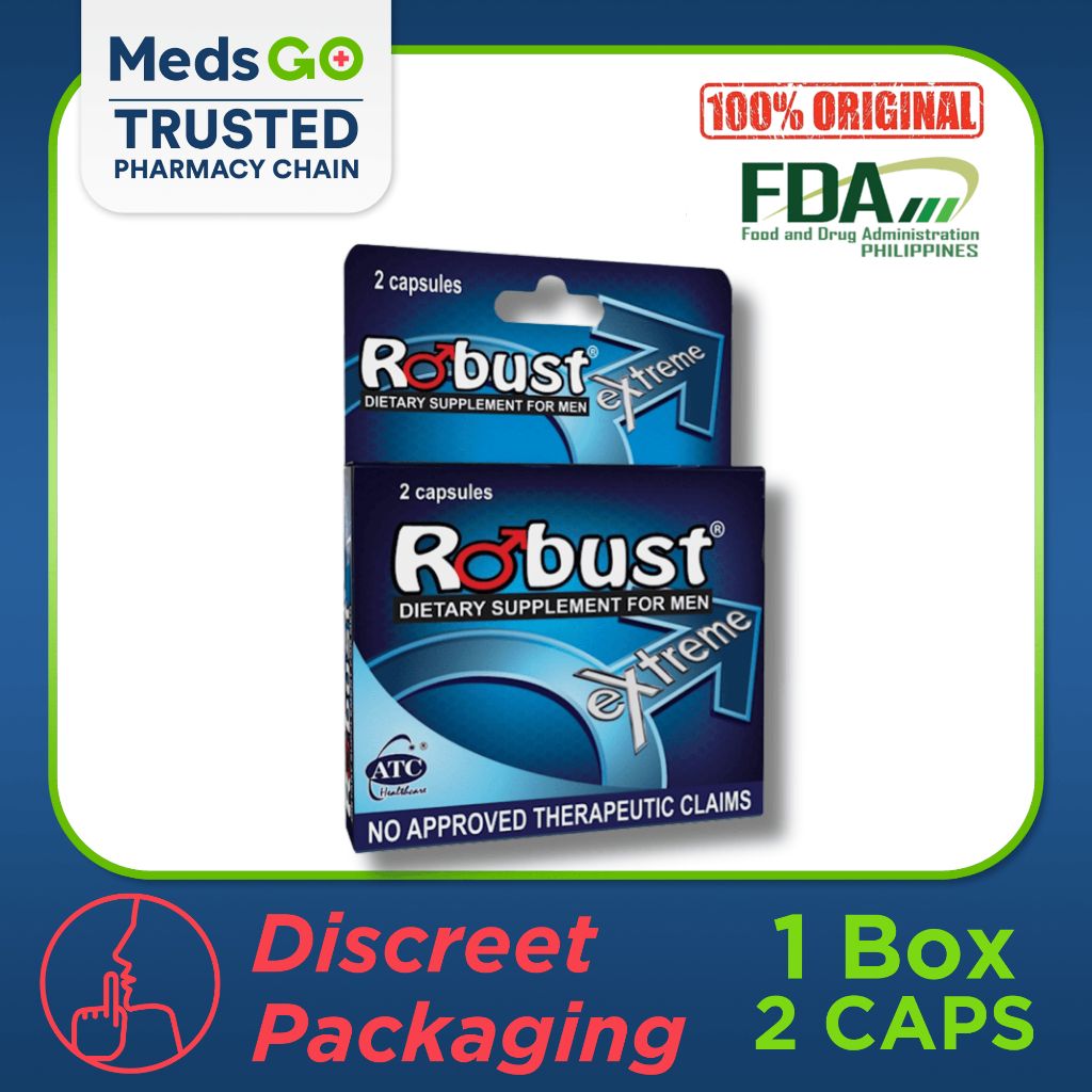 ROBUST Herbal Health Supplement for MEN (EXTREME, ORIGINAL) - 1 Box ...