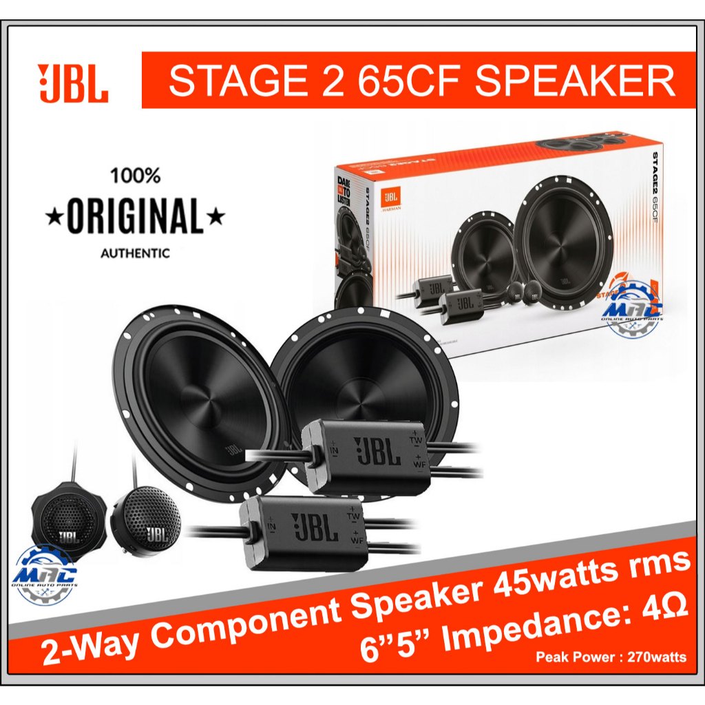JBL STAGE2 65CF & 604C 2pcs 6x5
