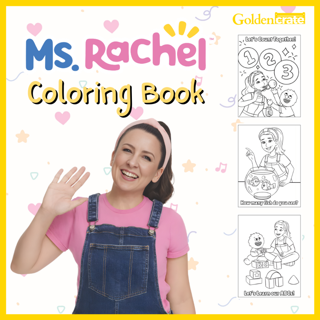 Ms. Rachel Coloring Book – 20 Pages | Screen-Free Activity for Kids Age ...