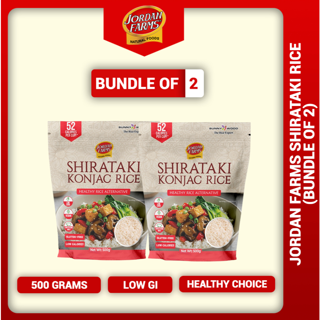 Jordan Farms Shirataki Rice 500G 2packs | Shopee Philippines