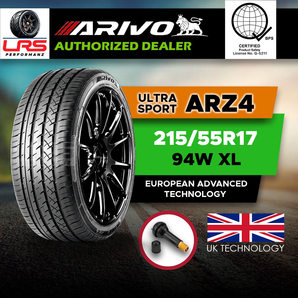 ARIVO 215/55 R17 94W XL - ULTRA SPORT ARZ4/ARZ5/SPORT 6 | Shopee ...