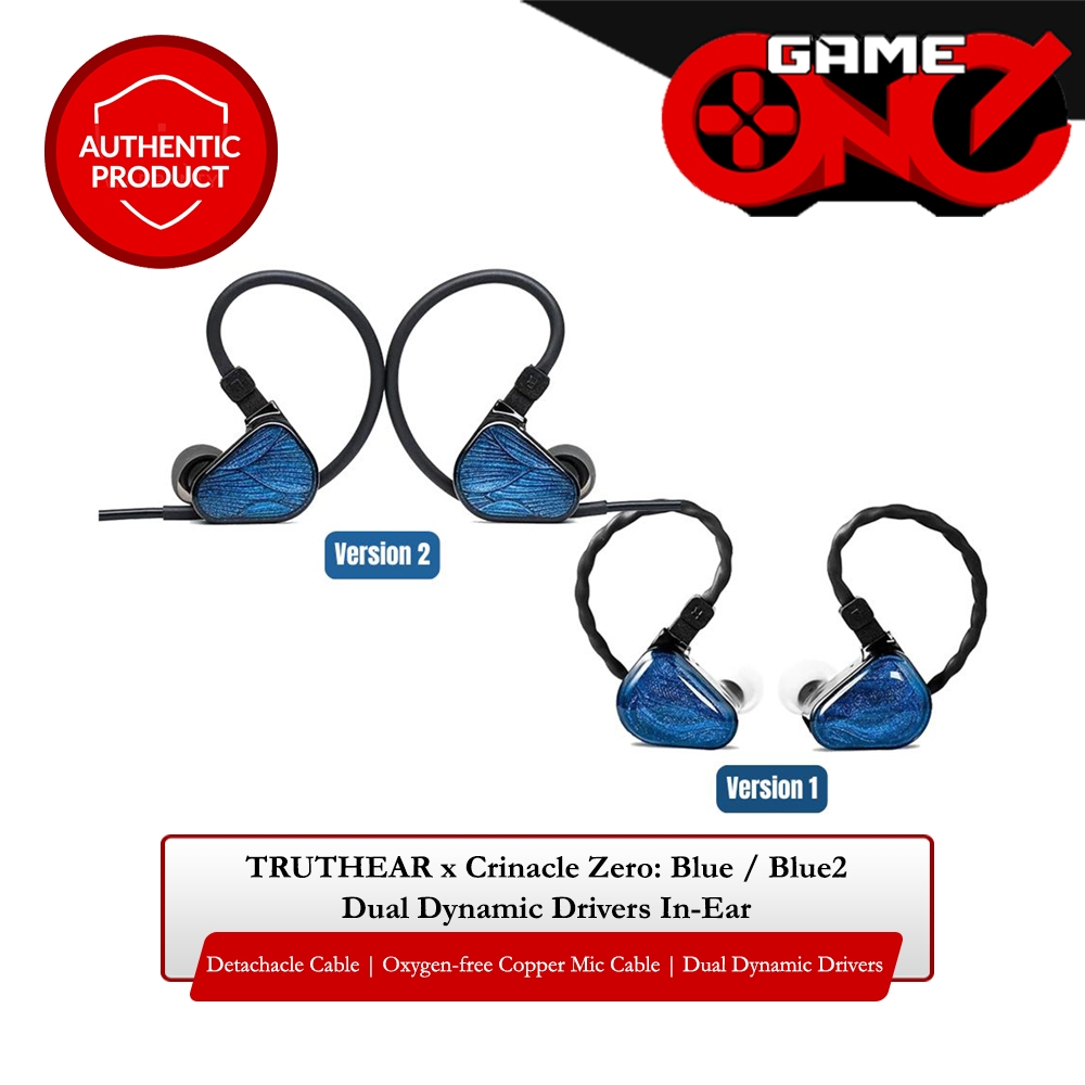 TRUTHEAR x Crinacle Zero: BLUE | BLUE2 Dual Dynamic Drivers In-Ear ...