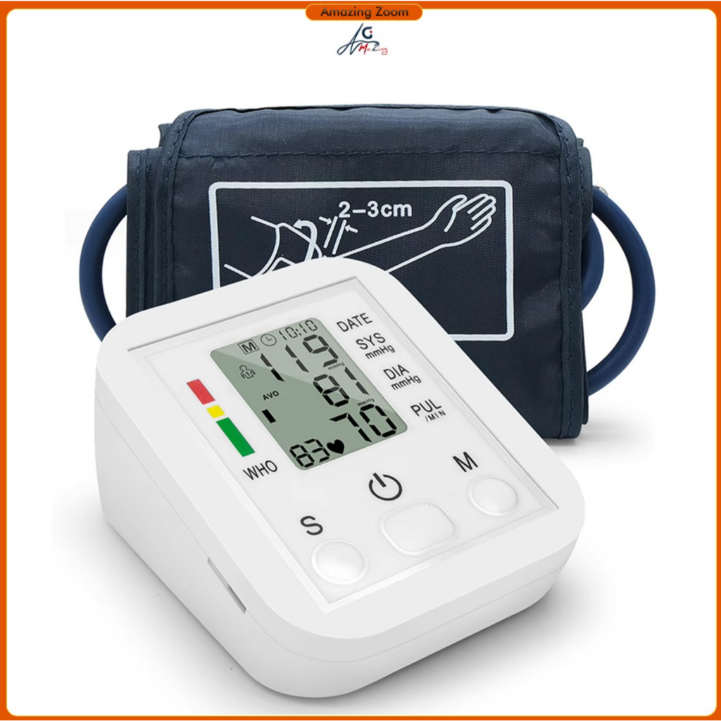 Automatic Upper Arm BP Machine Blood Pressure Monitor Large Button No ...