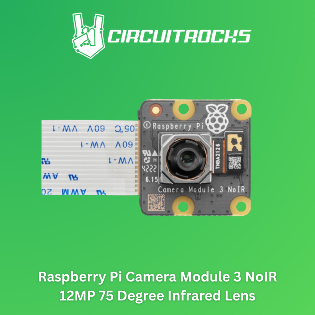 Raspberry Pi Camera Module 3 NoIR - 12MP 75 Degree Infrared Lens ...