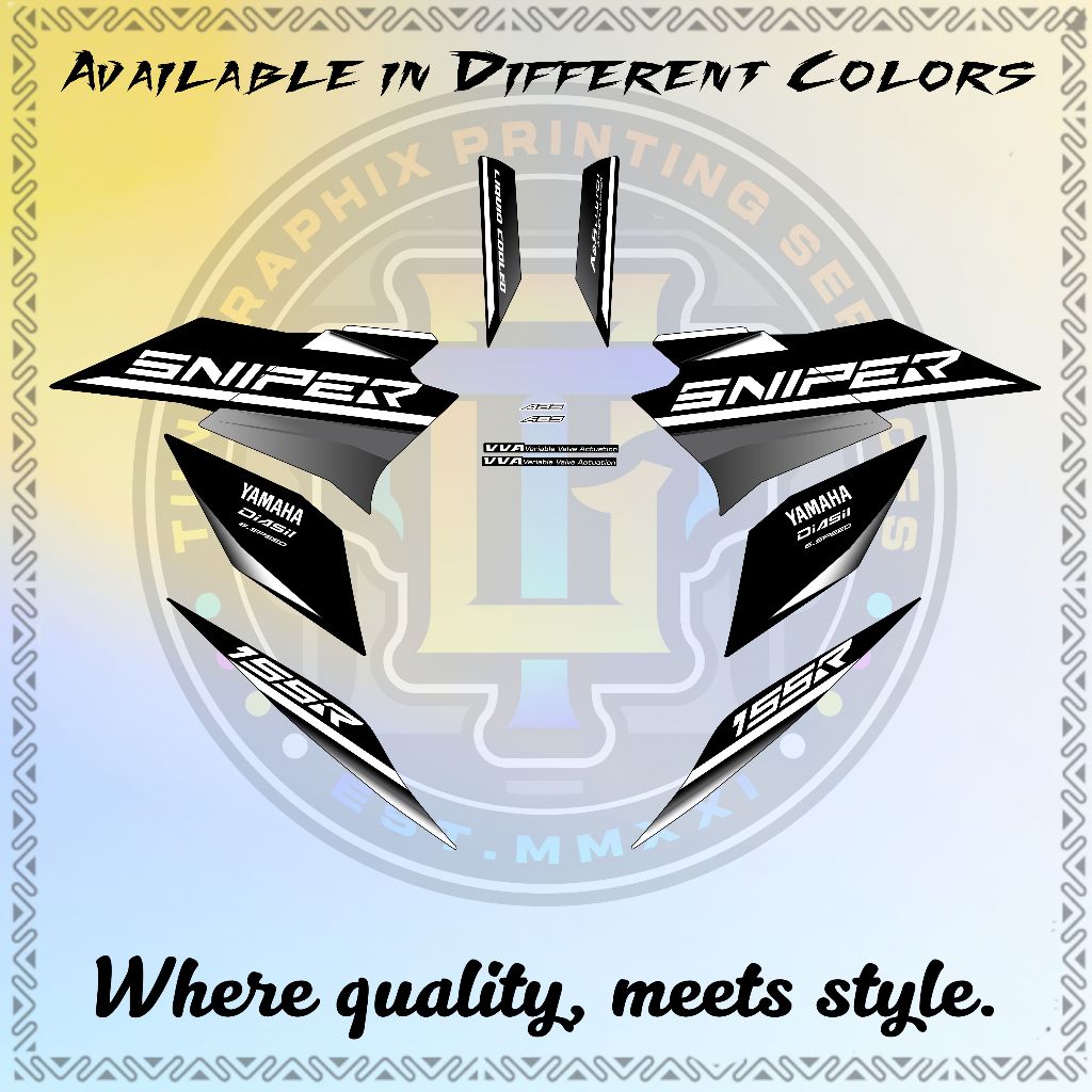 Shop yamaha sniper 155 decals for Sale on Shopee Philippines