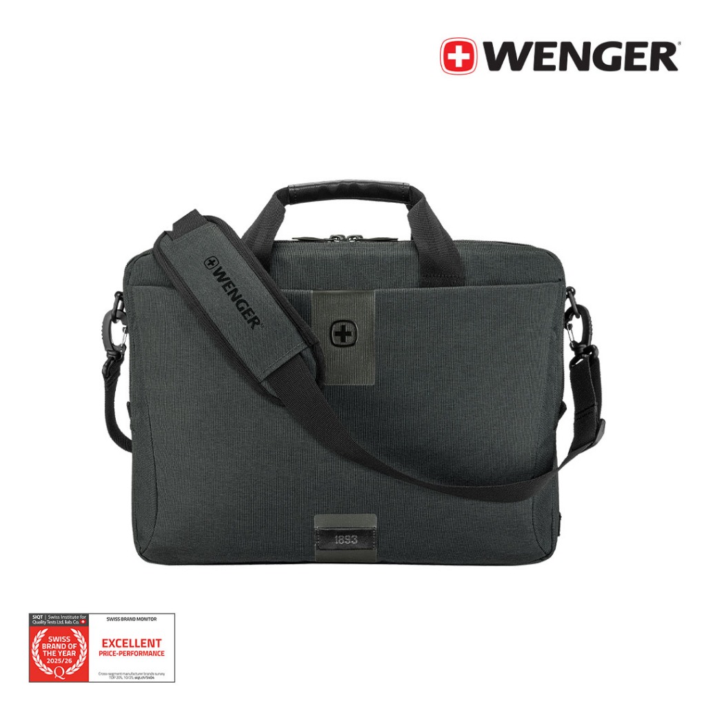 Wenger MX Eco Laptop Briefcase 16-inch - Charcoal | Shopee Philippines