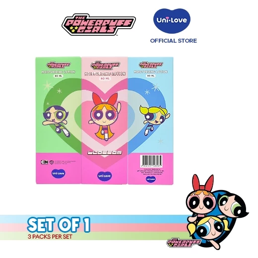Uni-Love Power Puff Girls Lotion Set