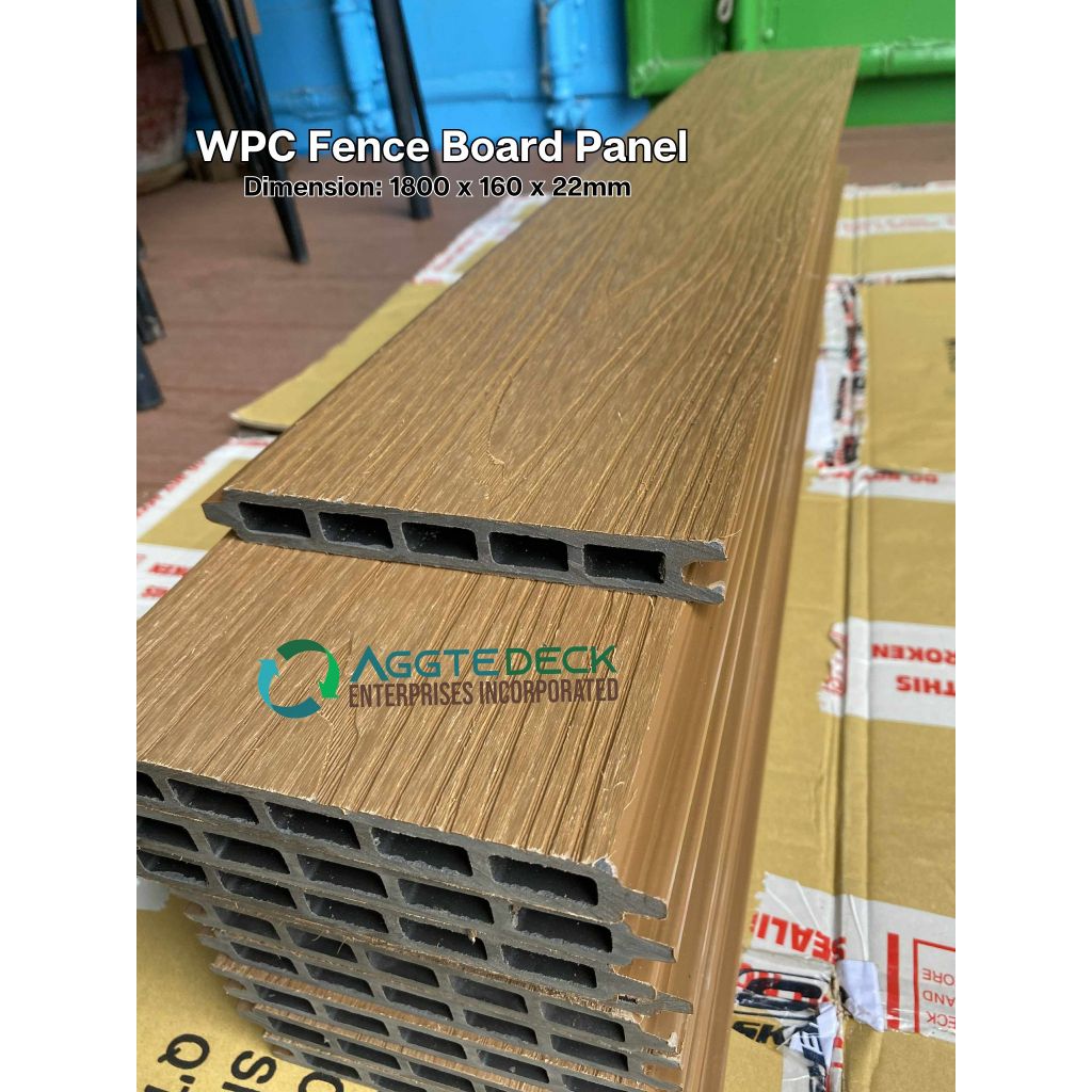 WPC Co-Extrusion Fence Panel (2pcs in 90cm length)- Minimum 5 panels if ...