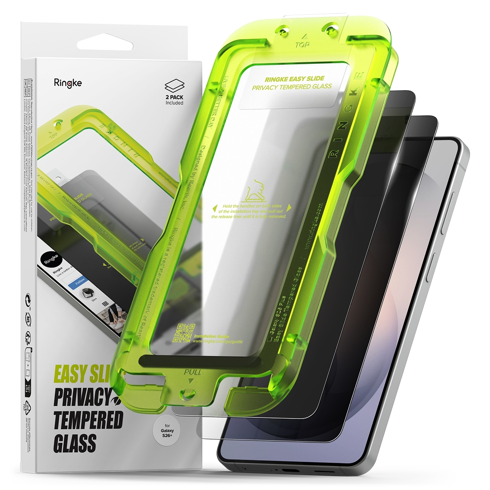 Ringke Privacy Easy Slide Tempered Glass Screen Protector for Samsung ...