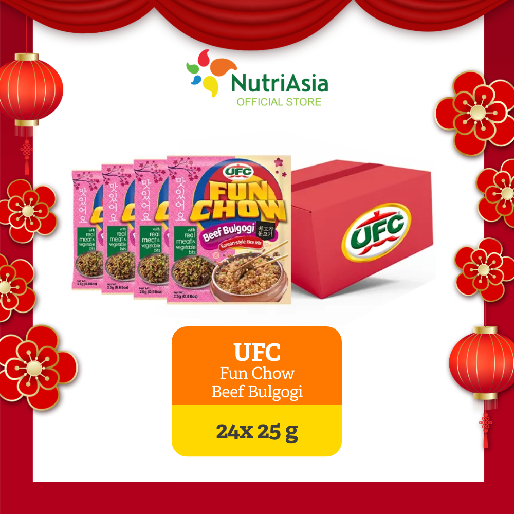 UFC Fun Chow Korean-Style Rice Mix Bulgogi 25g Bundle of 24 | Shopee ...
