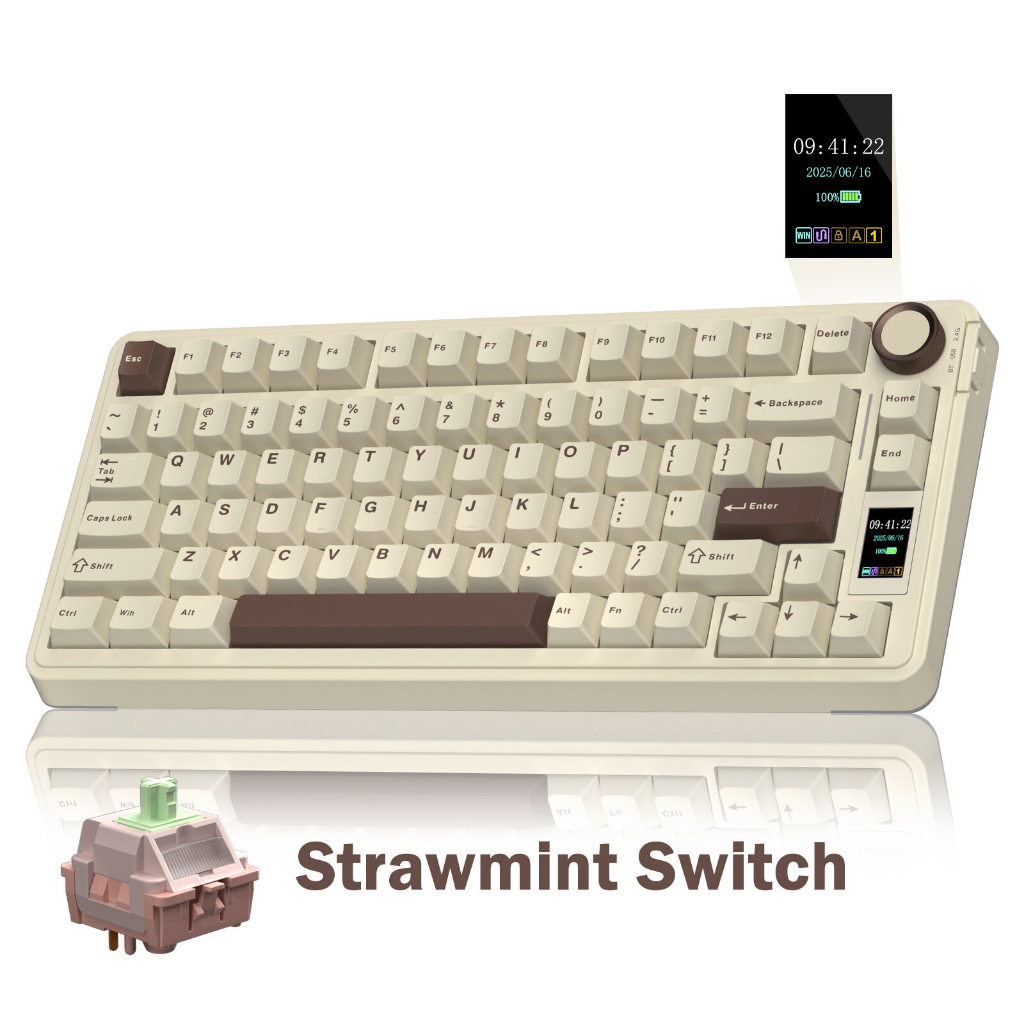 [AULA SALE] AULA S75 Pro Tri-mode Customized Mechanical Keyboard With ...