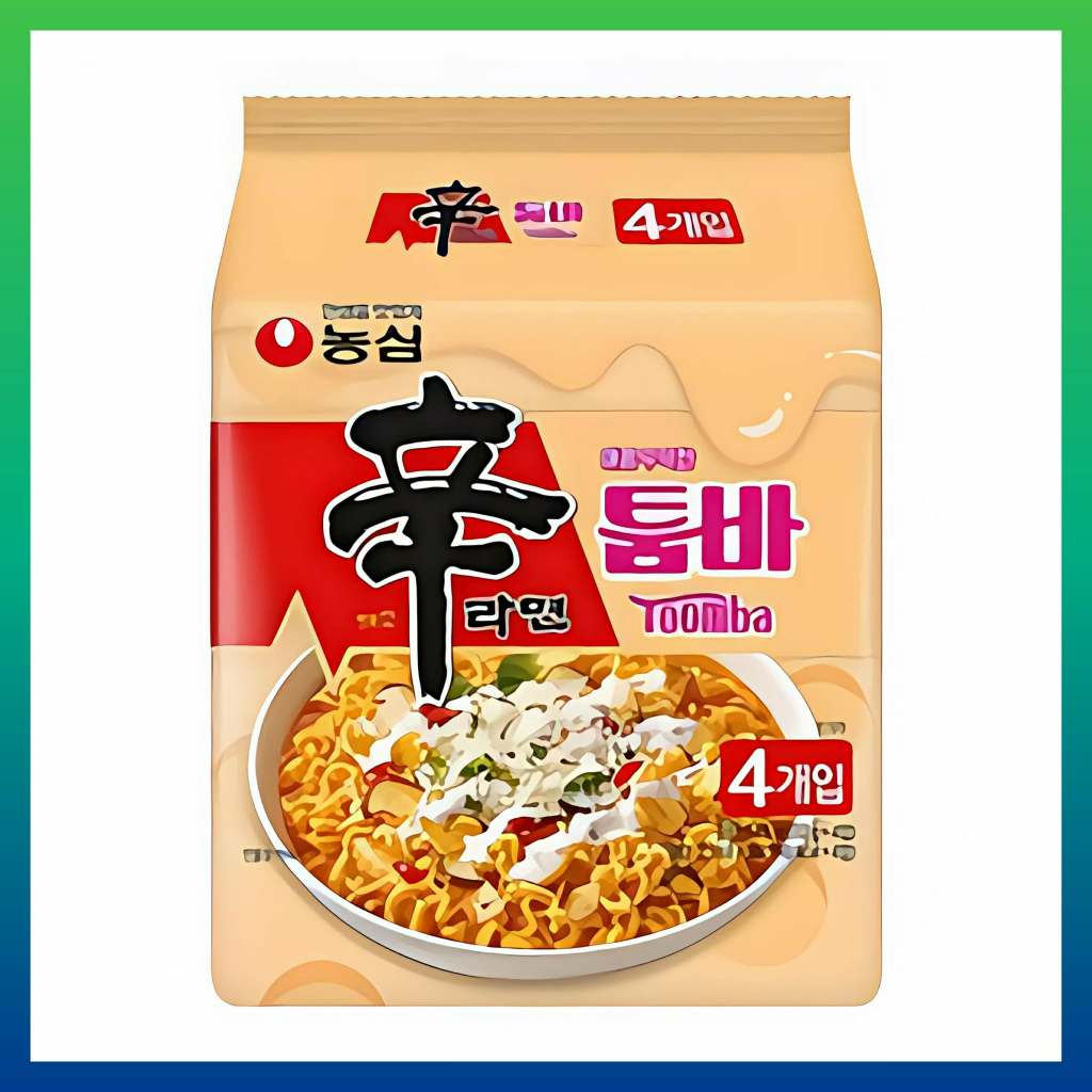 Nongshim Shin Ramyun Noodles Toomba Spicy & Creamy Stir-Fry 137g x 4pcs ...