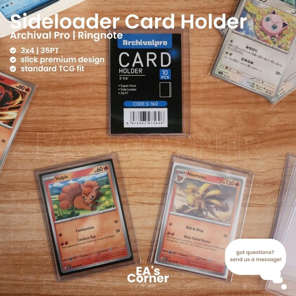 [EA's Corner] Archival Pro Ringnote 3x4 Sideloader Card Holder ...
