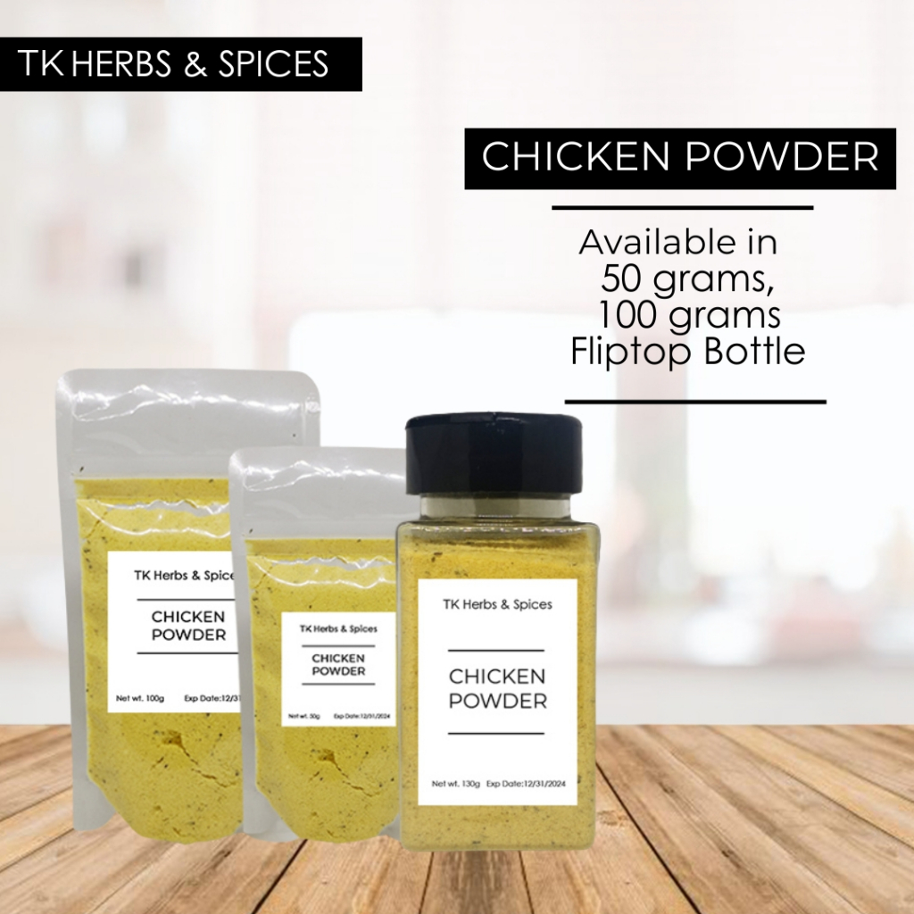 Premium Chicken Powder Available in 50g,100g & Flip top Bottle | Shopee ...