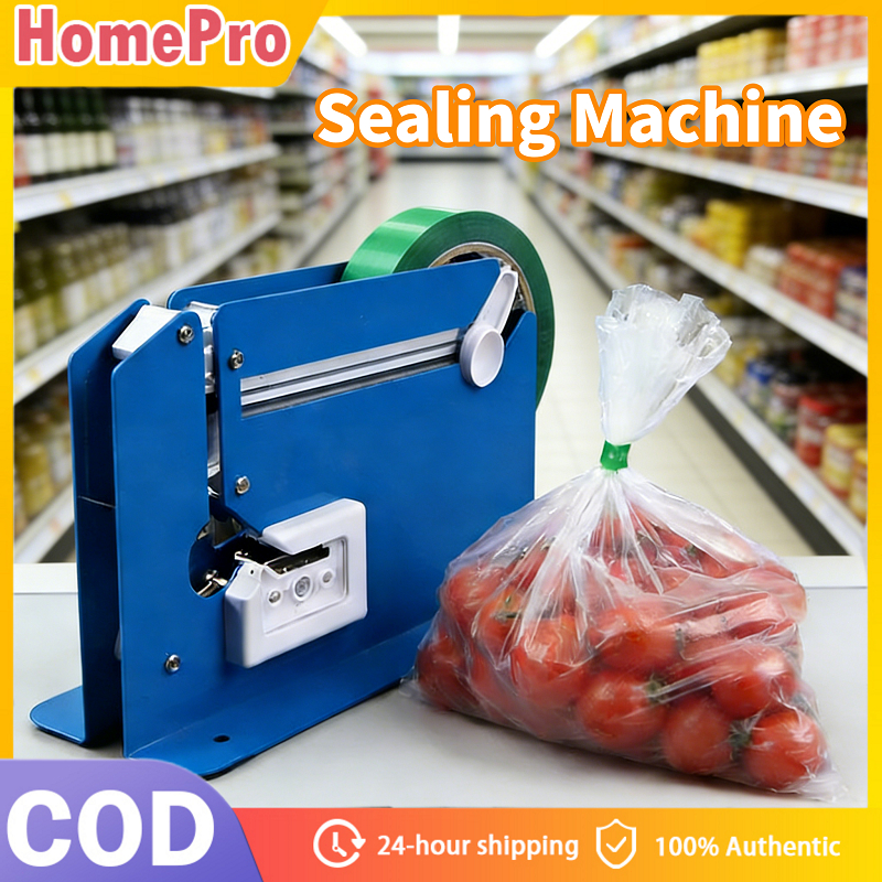 HOME K8 Metal Bag Neck Sealer Polybag Sealer Tape Dispenser Packaging ...