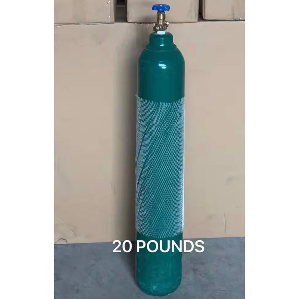 20LBS Medical Approved Health Oxygen Tank with Regulator (READY TO USE ...