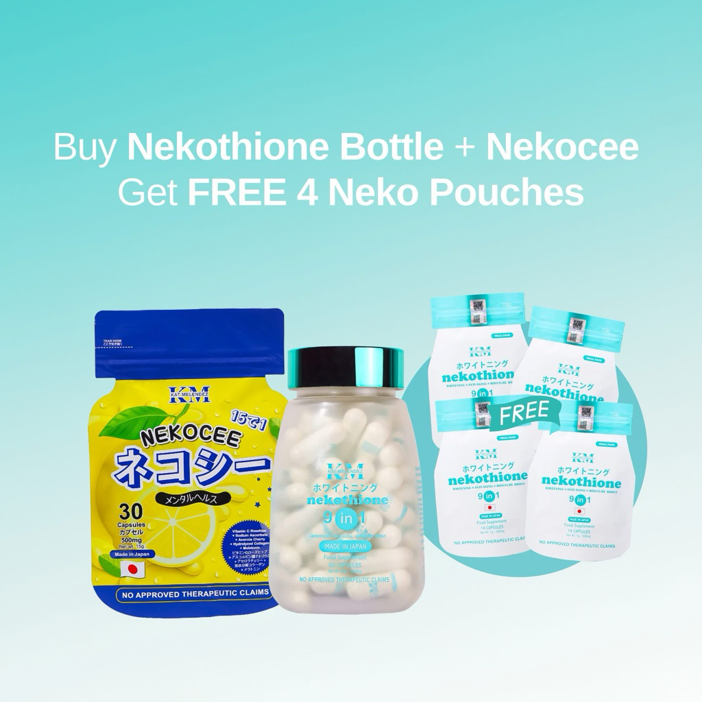 Nekothione, Nekocee Glutathione + Collagen Capsules by Kath Melendez |  Shopee Philippines