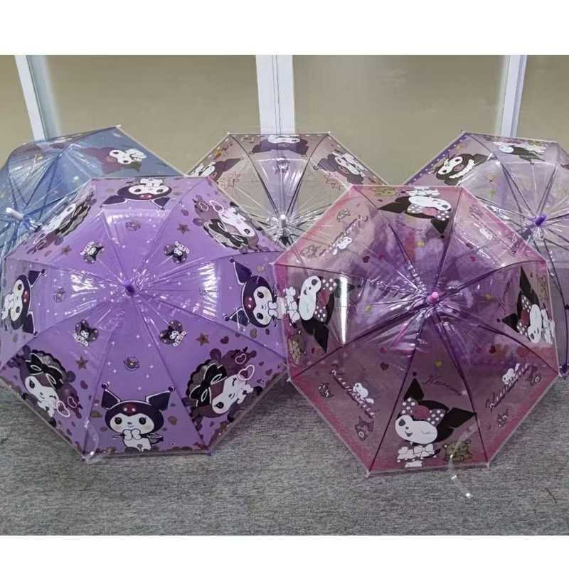 KJJ Children's Kuromi see thru umbrella with whistle (random only ...