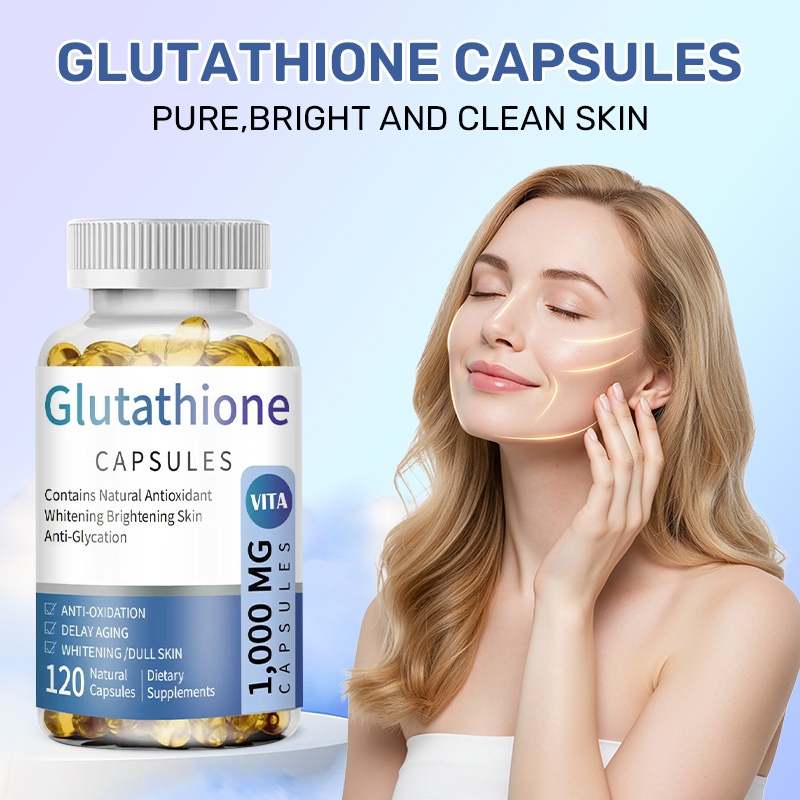 does glutathione cause skin purging VITA Collagen Glutathione Capsules contains vitamin c with collagen for  Brightening and Anti-Aging