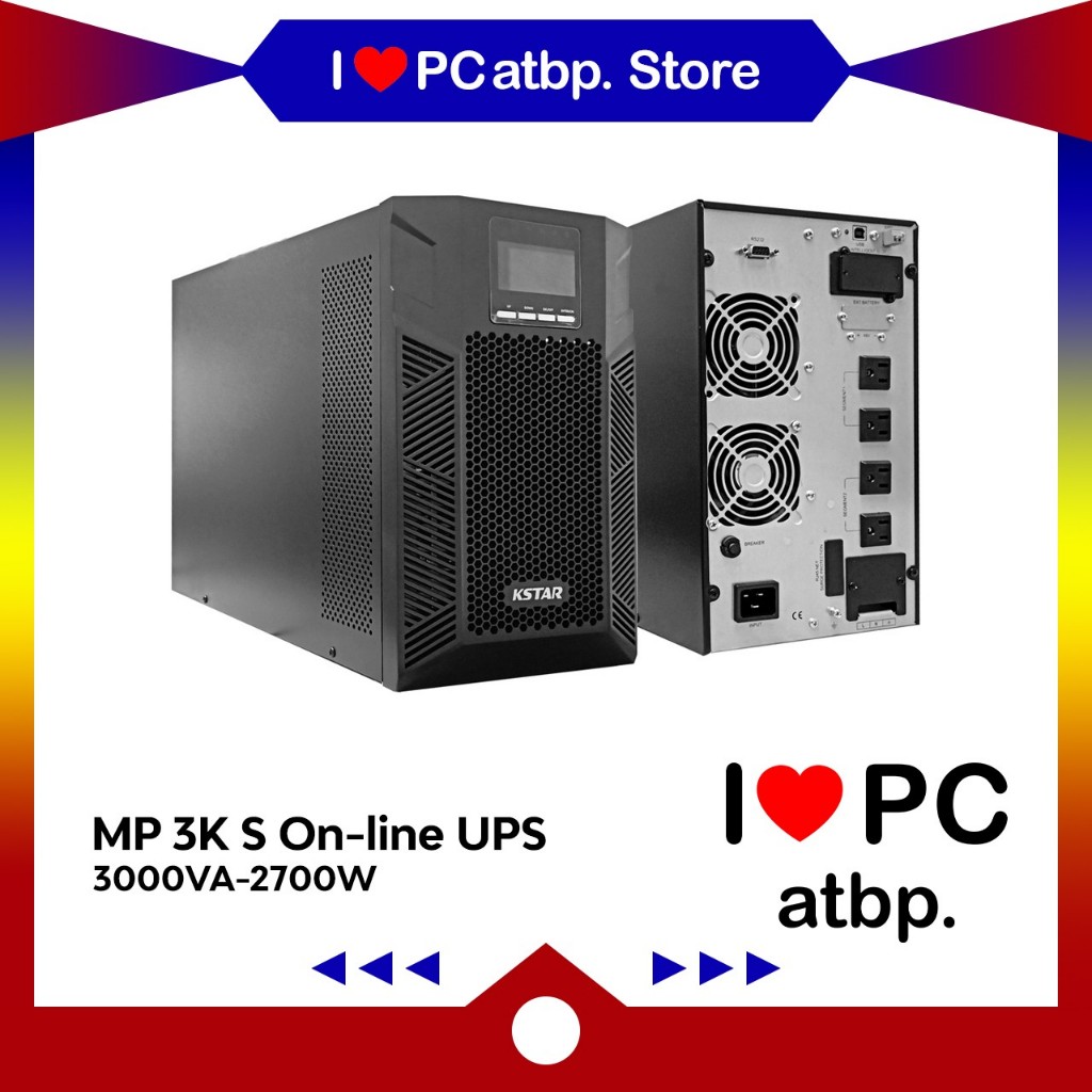 KStar On-line UPS 3000VA-2700W Uninterruptible Power Supply, MP 3k S ...