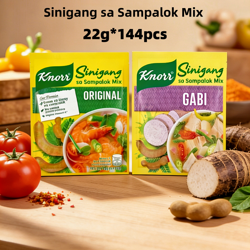 Knorr Sinigang Gabi 22g x 144 Pcs with Original Sampalok Mix Made