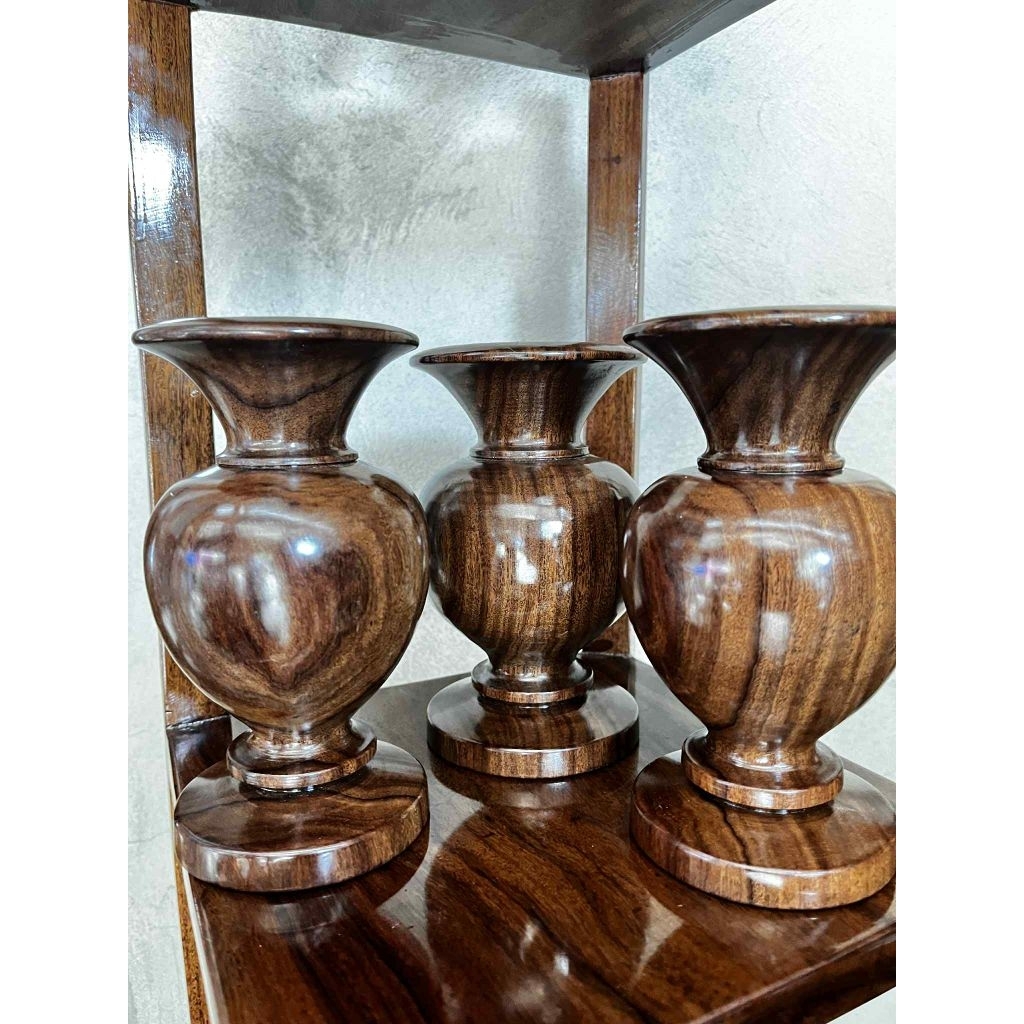 Magkuno Wood Flower Vase | Shopee Philippines