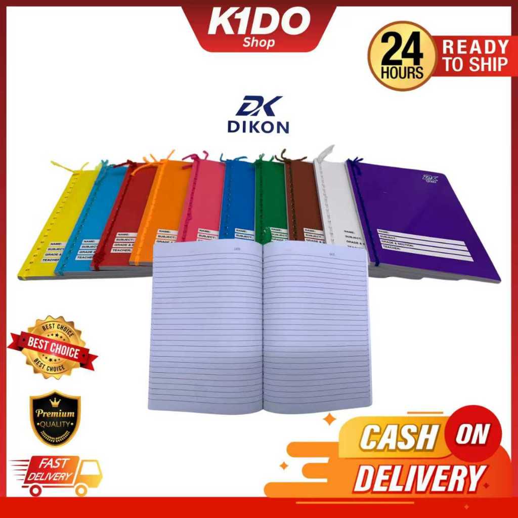 Grade 5 Notebook 80–100 Leaves, Sturdy Covers | Shopee