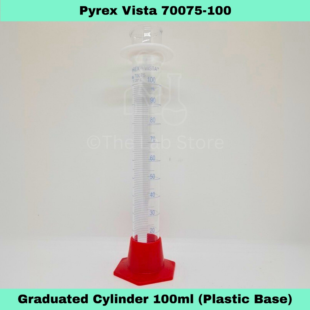 100mL PYREX Graduated Cylinder, Glass | Shopee Philippines