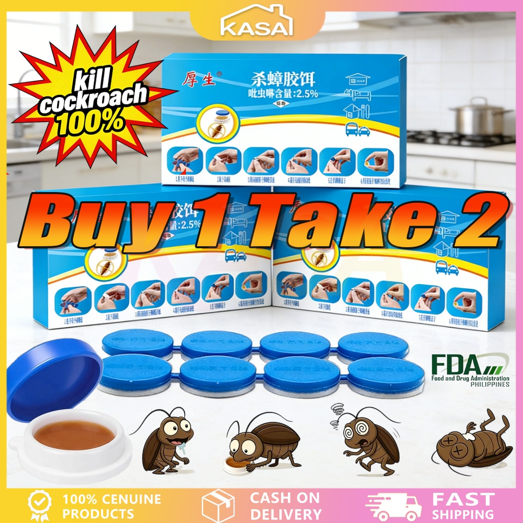 8 Capsules Cockroach Killer Household Cockroach Medicine Kitchen Kill ...