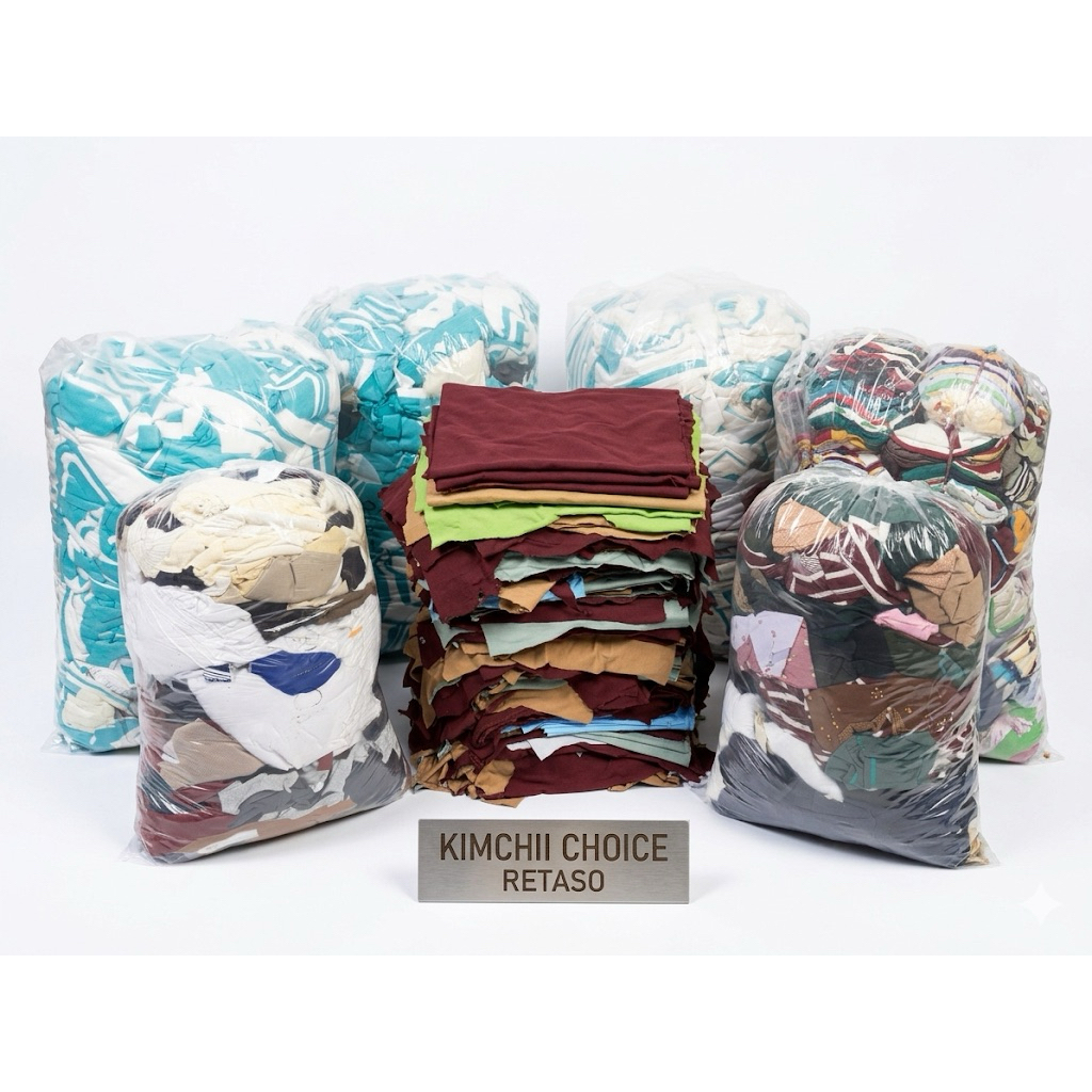 Assorted cotton RETASO scrap pang basahan bilog per 10kg assted color ...