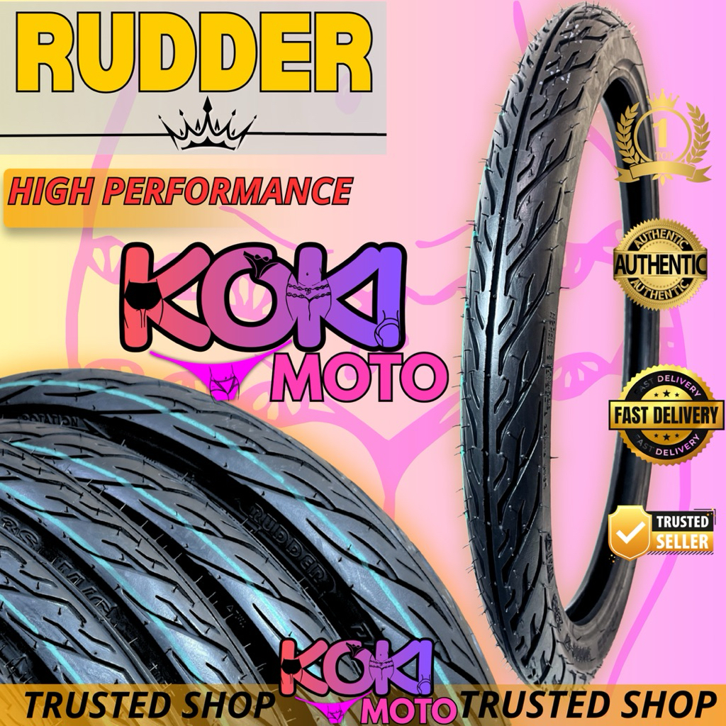 Rudder 17” Original Tire Heavy Duty Motorcycle Tire Long Lasting High ...
