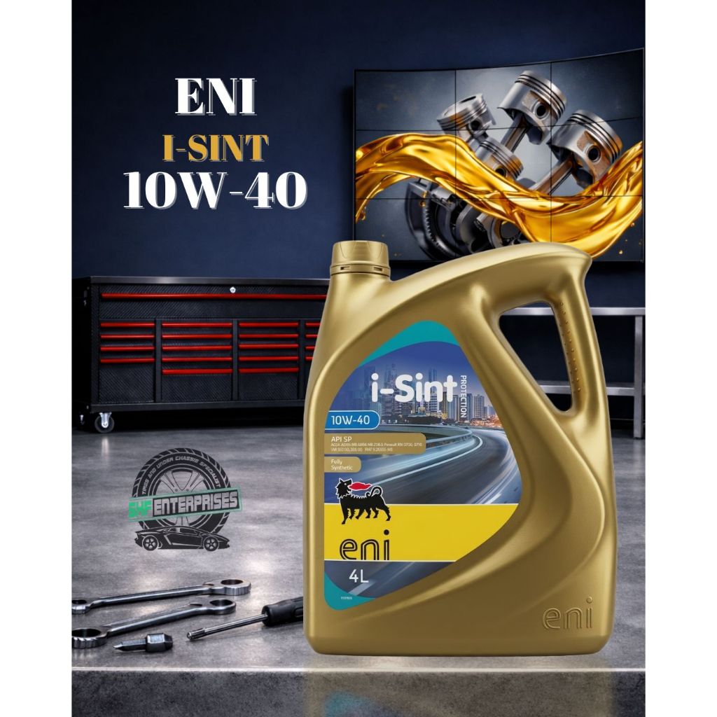 Eni I-SINT Protection GOLD 10W-40 1L & 4L. API SP Fully Synthetic ...