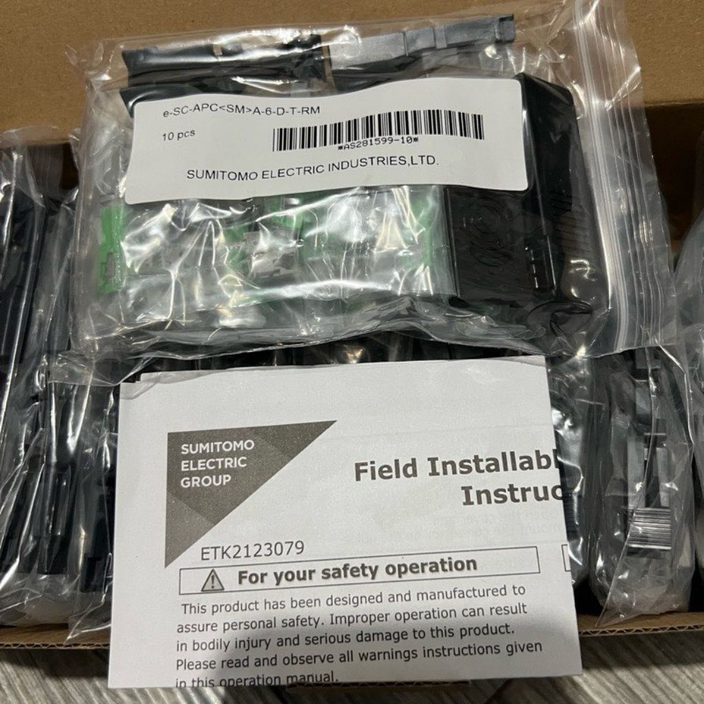 Original Sumitomo SC APC Green Mechanical Splice FTTH Fast Connector ...