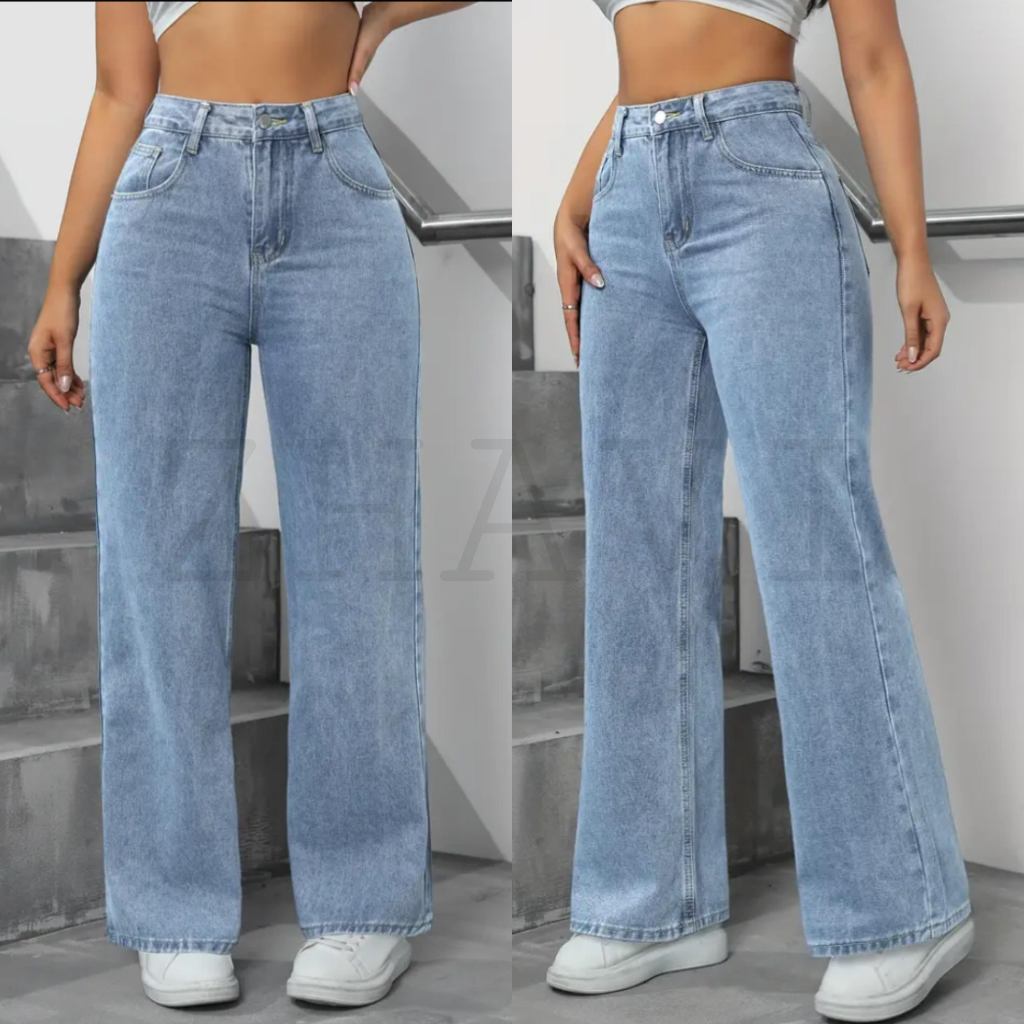 New Pants For teens Wideleg Straight Jeans COD (Random Pick) | Shopee ...