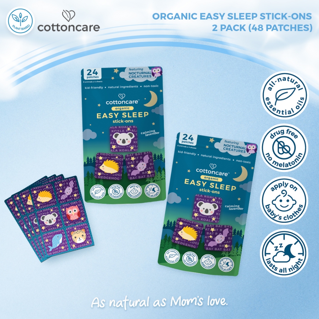 Cottoncare™ (48pcs) Organic Lavander Easy Sleep Stick Ons Central Drug ...